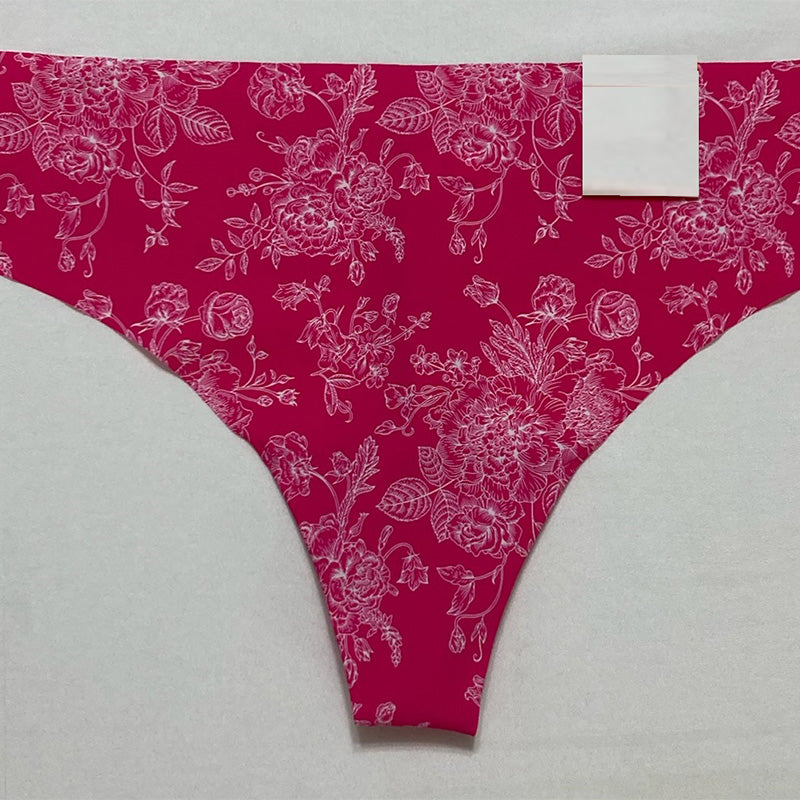 Aqua Stretch Thong Fusch Rose Toil M