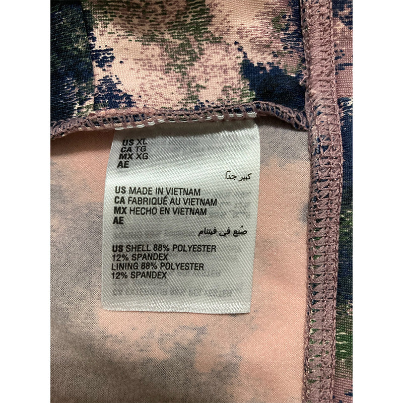 Jenni Square-Neck Bralette Multicolor Tie Dye XL