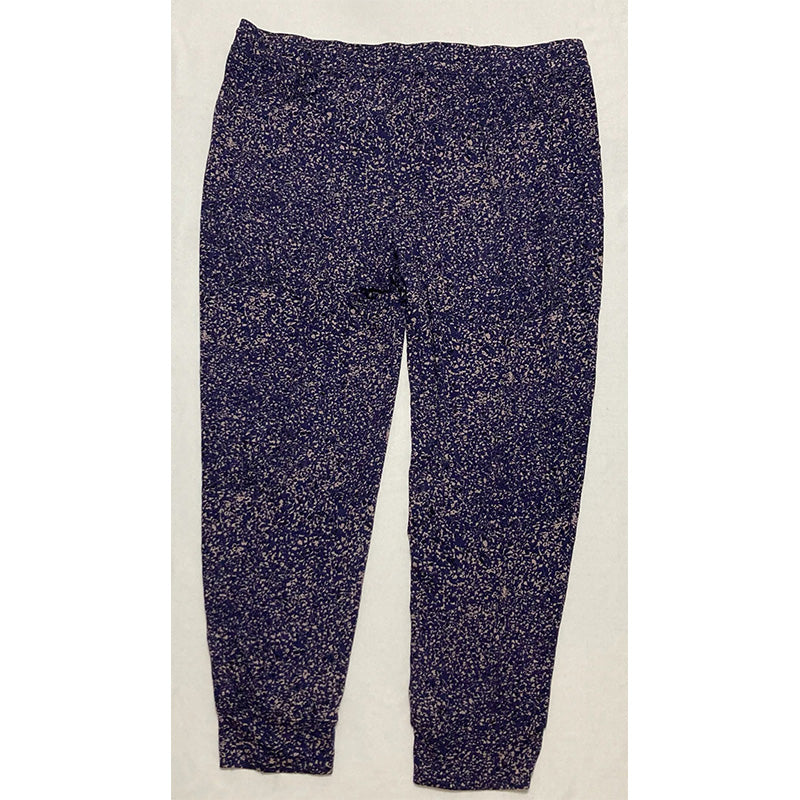 Alfani Printed Only Jogger Pajama Pants Abstract Animal 2XL