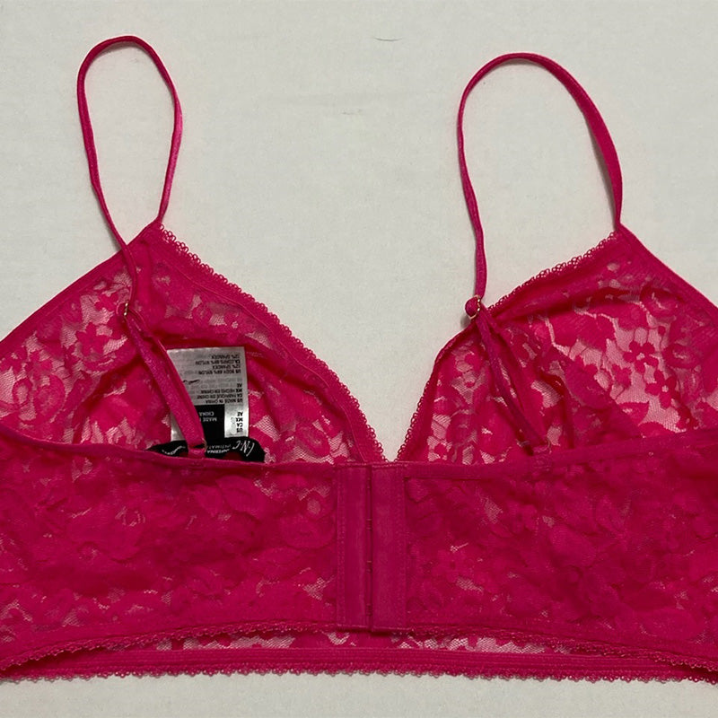 INC Floral Bralette Bra Pink XXL