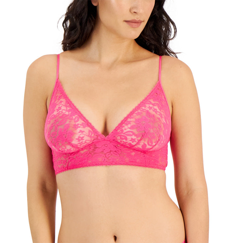 INC Floral Bralette Bra Pink XXL