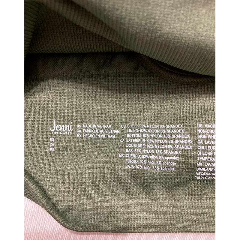 Jenni Seamless Ribbed Bralette Mountain Sage S