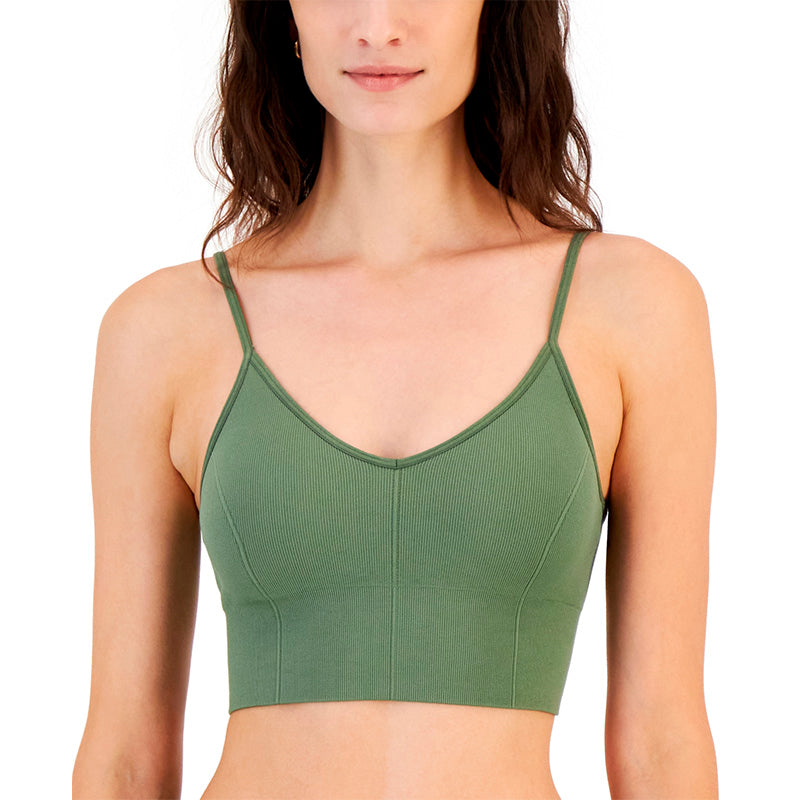 Jenni Seamless Ribbed Bralette Mountain Sage S