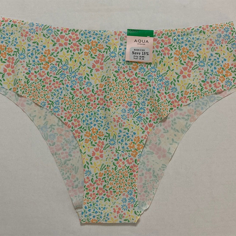 Aqua Underwear hipster Multicolor Floral L