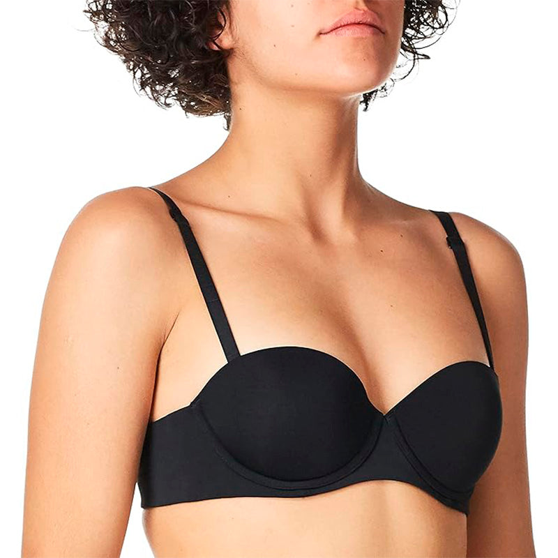 Calvin Klein Push-Up Strapless Bra Black 34DD