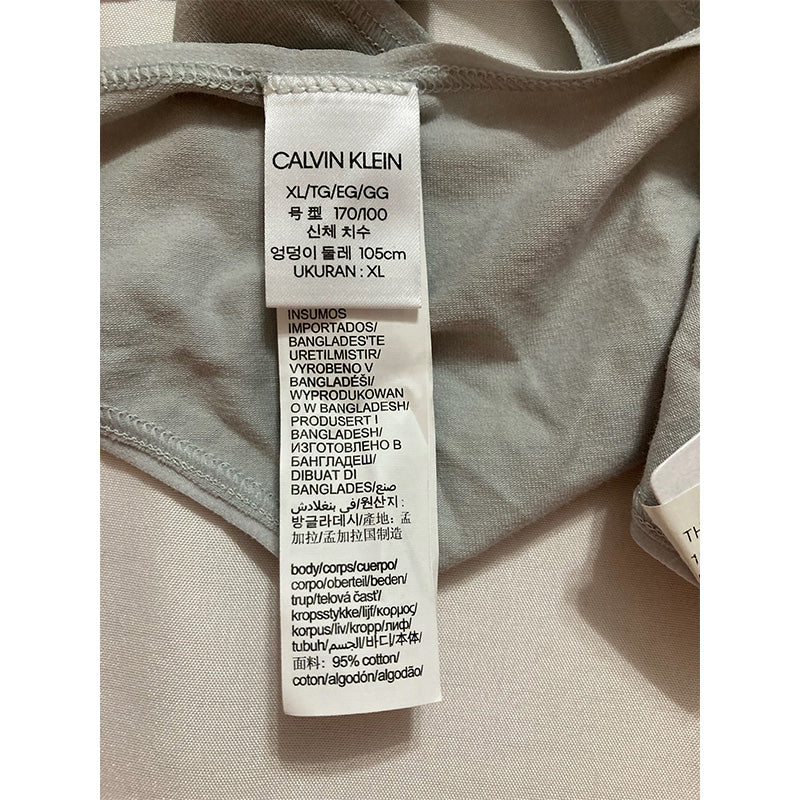 Calvin Klein Cotton Form Thong Underwear Grey XL