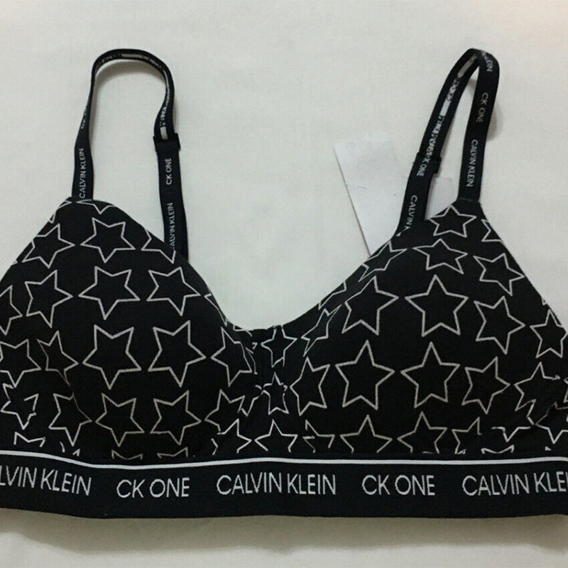 Calvin Klein Cotton Wirefree Bralette Black M