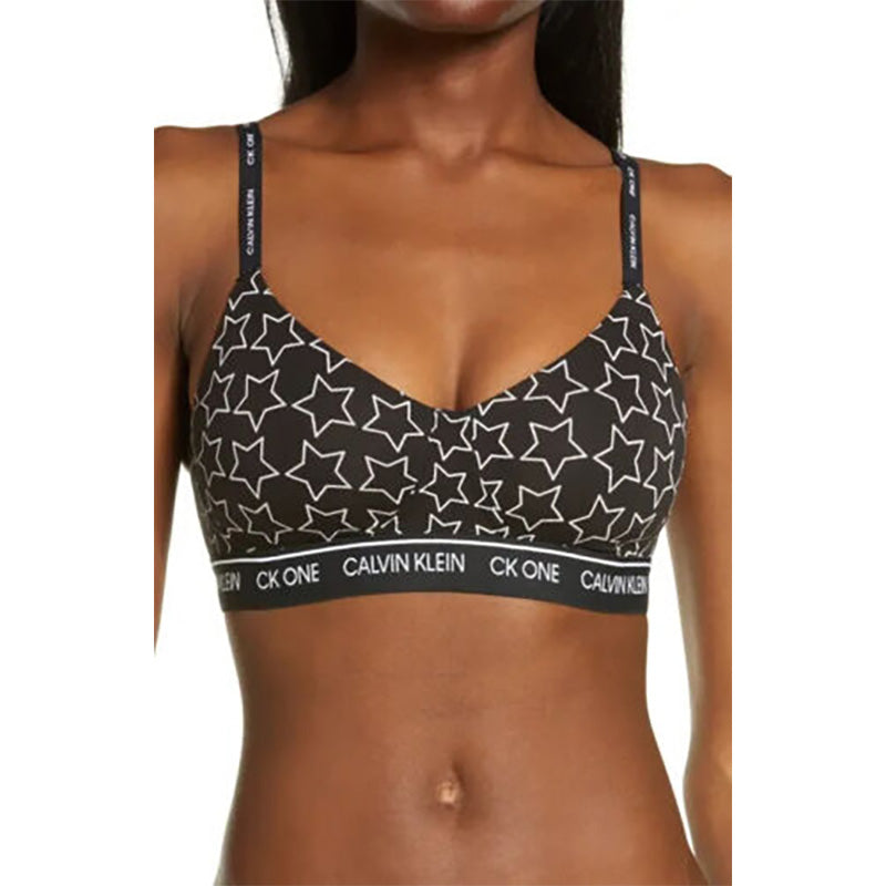 Calvin Klein Cotton Wirefree Bralette Black M