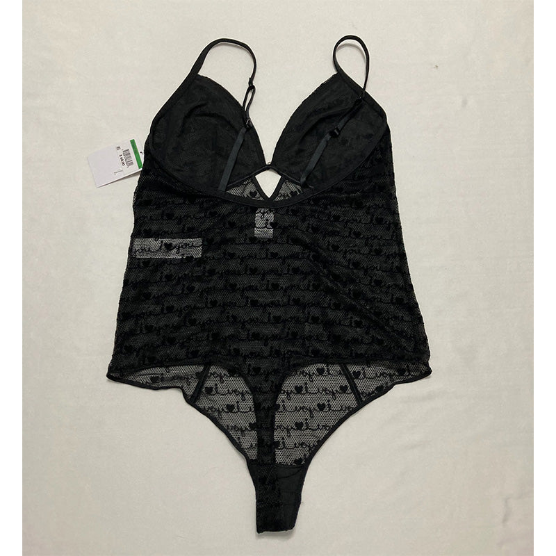Calvin Klein Limited Edition I Love You Bodysuit Black L