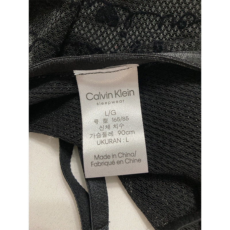 Calvin Klein Limited Edition I Love You Bodysuit Black L