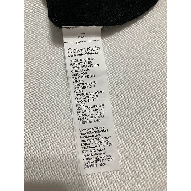 Calvin Klein Limited Edition I Love You Bodysuit Black L