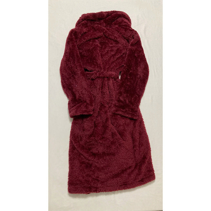 Berkshire Blanket Plush Robes Soft Lightweight High Burgundy L