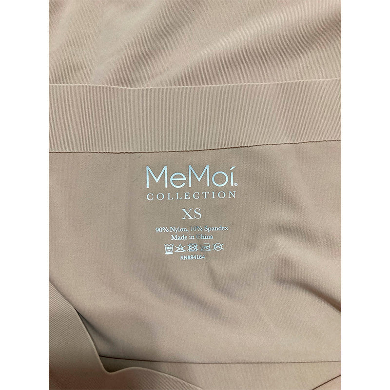 MeMoi Collection High-Waisted Bonded Half Slip Skirt Nude XS
