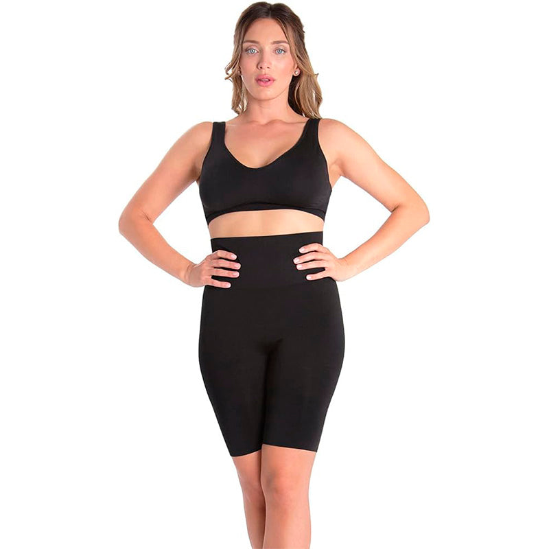 SlimMe High-Waisted Seamless Tummy Compression OS Black