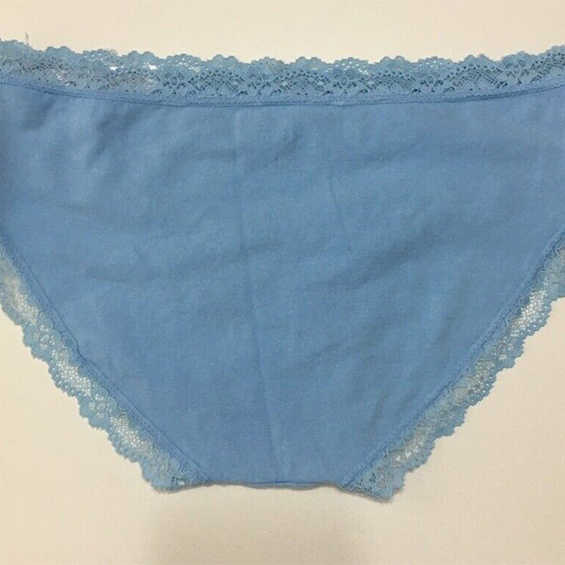 Jenni Women’s Lace Trim Hipster Underwear Blue S