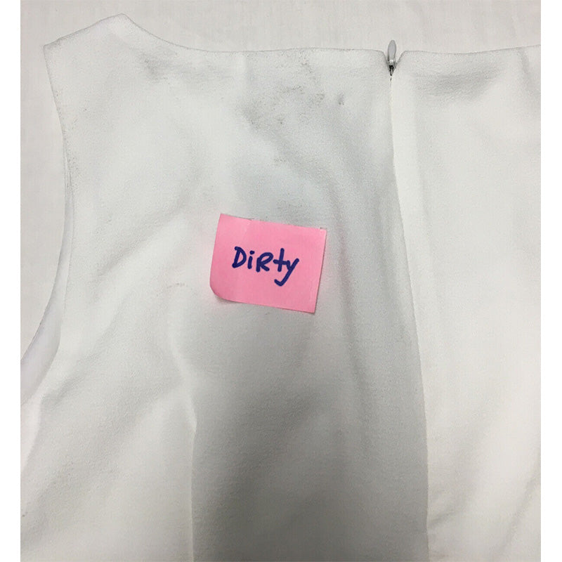NWD S.L. Fashion Store Rverse Collar Chiffon Dress Black And White 8