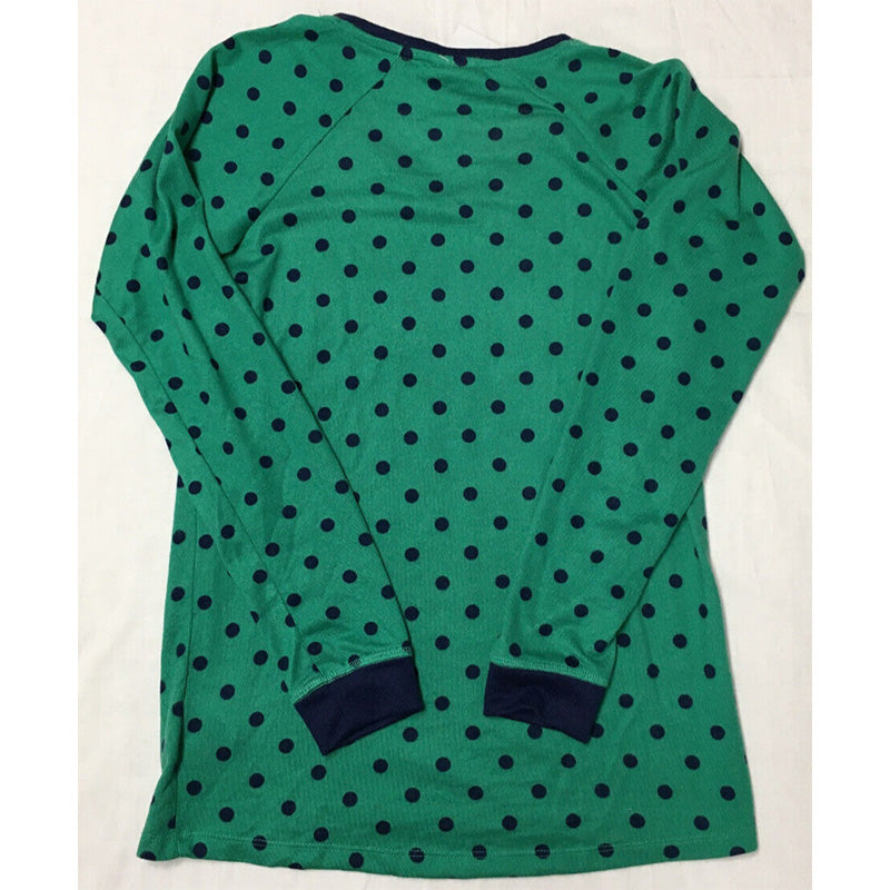 Jenni by Jennifer Moore Super Soft Knit Only Pajama Top Green XS
