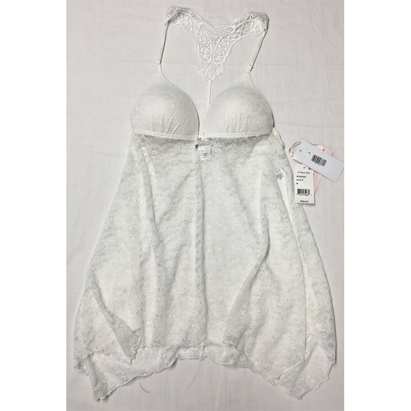 Linea Donatella Lace Baby Doll Chemise White M