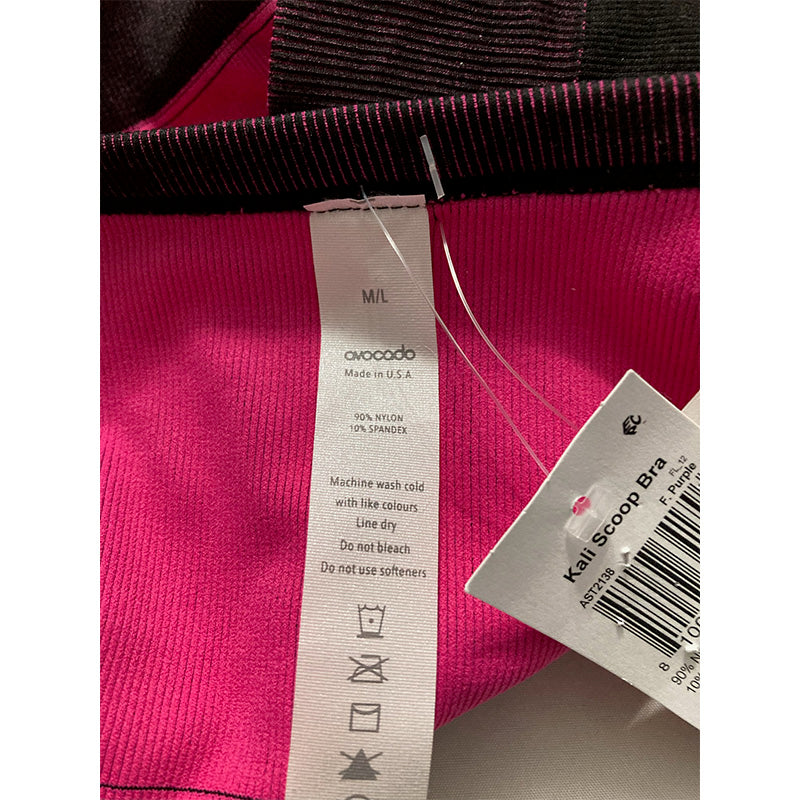 Avocado Kali Scoop Bra Purple M/L