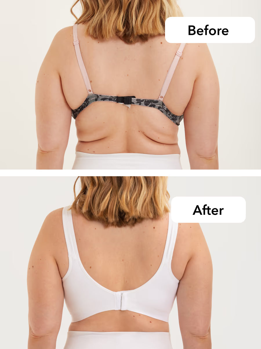 Shapermint Daily Comfort Wireless Shaper Bra WHITE 3XL