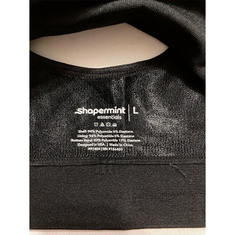Shapermint Wireless Bralette Black L