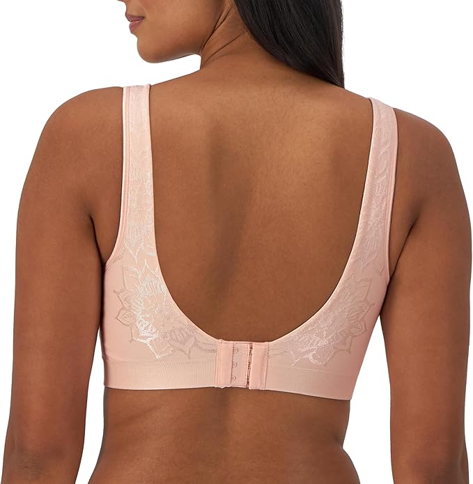 BALI Wireless Bra Comfort Revolution Seamless T-Shirt ROSE XL