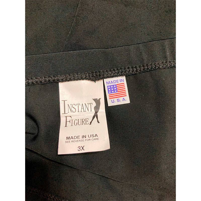 InstantFigure Women's Curvy Tummy Control Slimming Belt Black 3X