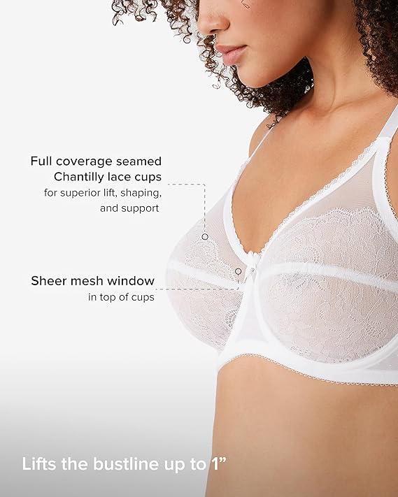 WACOAL Retro Chic Full Figure Underwire Bra BEIGE 36DDD
