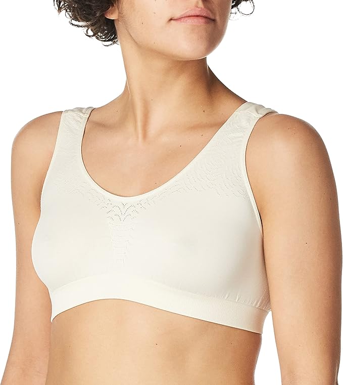 BALI Comfort Revolution Microfiber Crop Bra BEIGE MEDIUM