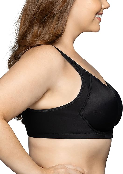 VANITY FAIR Medium Impact Sports Bras BLACK 40C