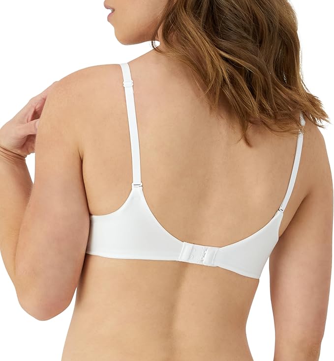 MAIDENFORM Comfort Devotion Your Lift Underwire Bra With Lace Trim WHITE 32A