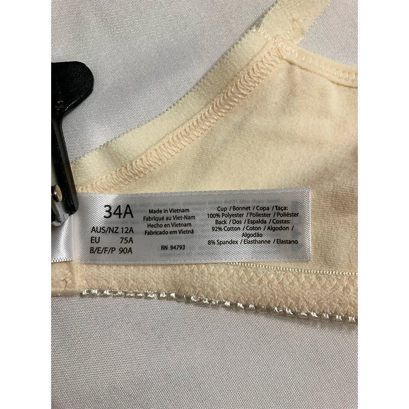 Dominique Isabella Everyday Wire Free Cotton Lined Bra 34A