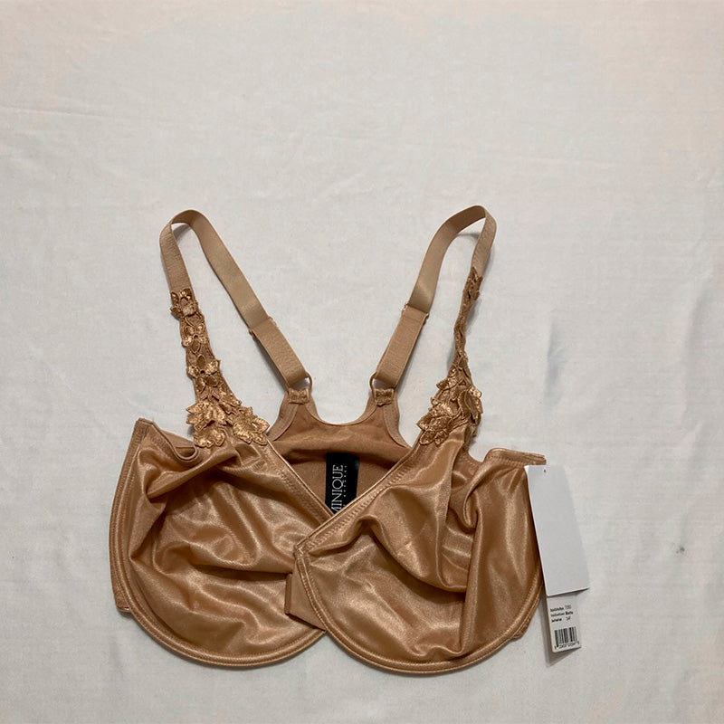 Dominique Meryl Front Closure Minimizer Racerback Bra Nude 34F