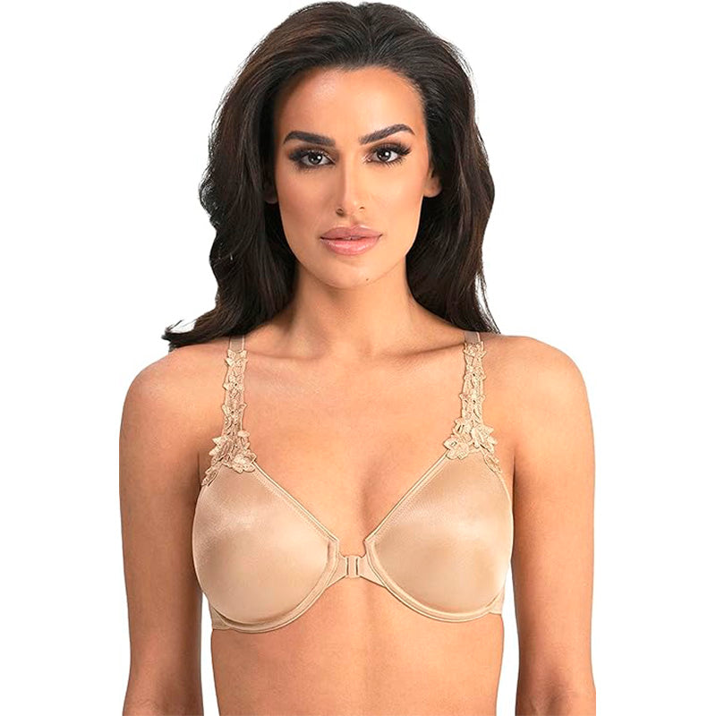 Dominique Meryl Front Closure Minimizer Racerback Bra Nude 34F