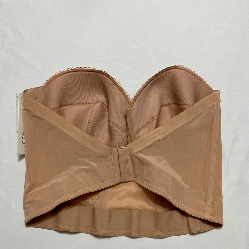 Dominique Women's Valerie V-Wire Backless Strapless Bra Nude 44D