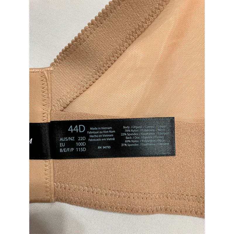 Dominique Women's Valerie V-Wire Backless Strapless Bra Nude 44D