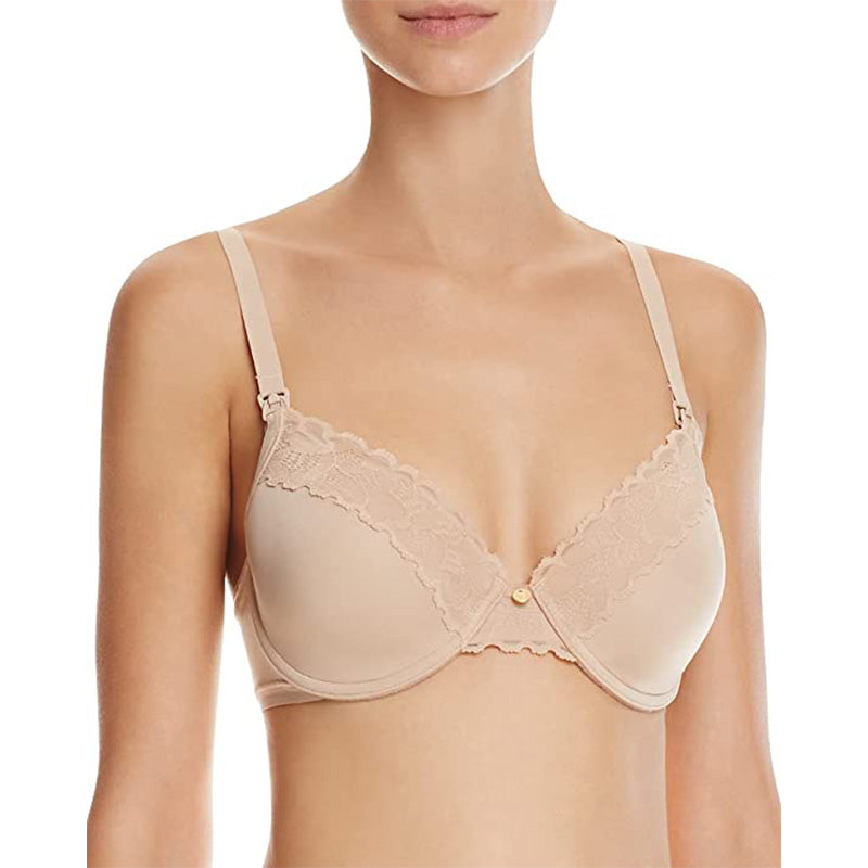 Natori Hidden Glamour Full Fit Contour Underwire Maternity Bra Cafe 40C