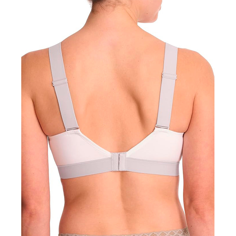 Natori Dynamic Convertible Contour Sport Bra White/Lead 36G