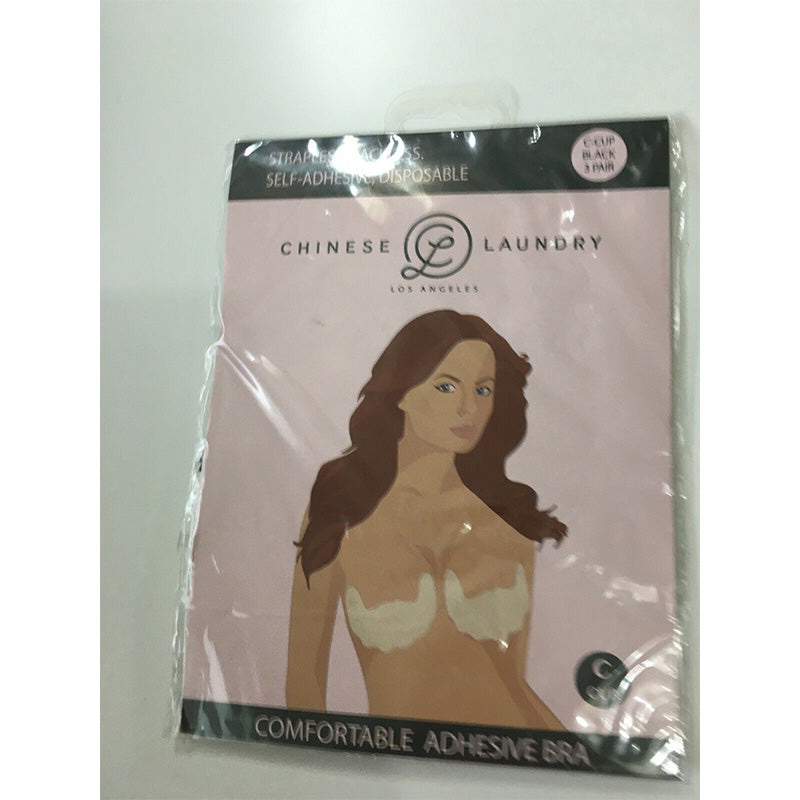 Chinese laundry adhesive Bra Black C