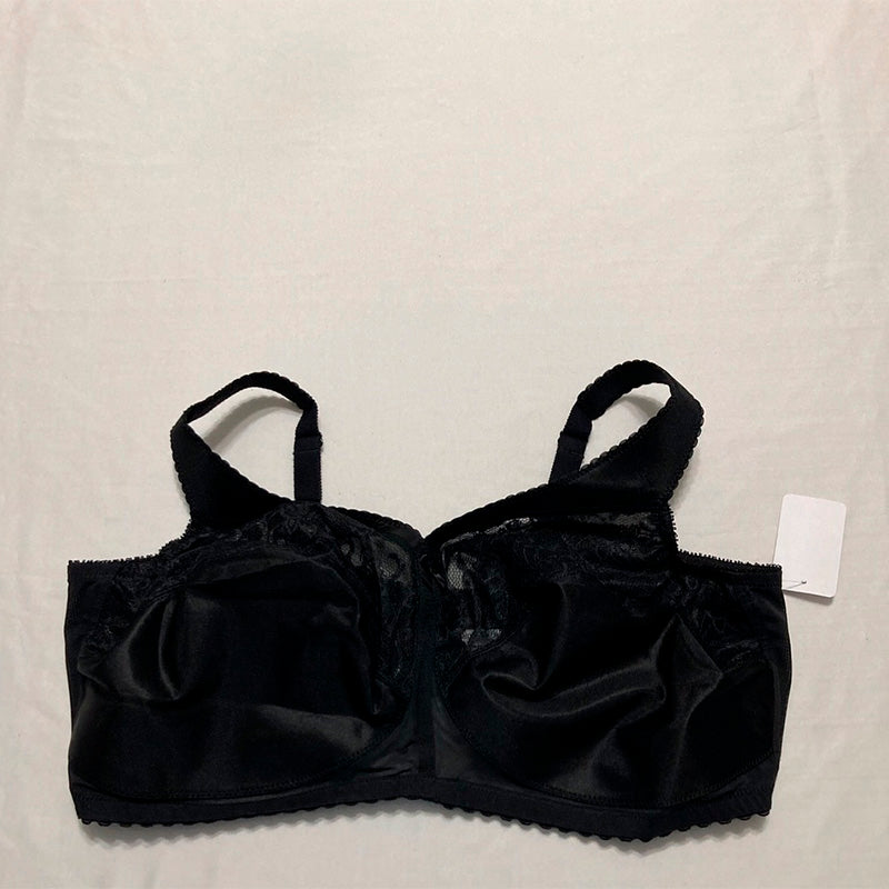 Glamorise Full Figure MagicLift Original Support Bra Wirefree Black 48G