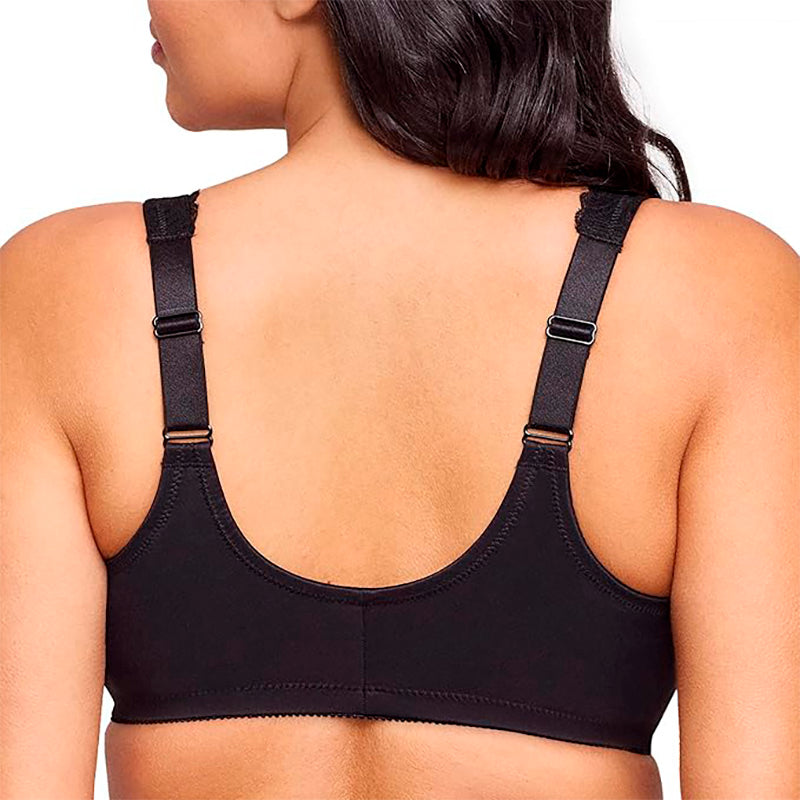 Glamorise Full Figure Wonderwire Black 38F