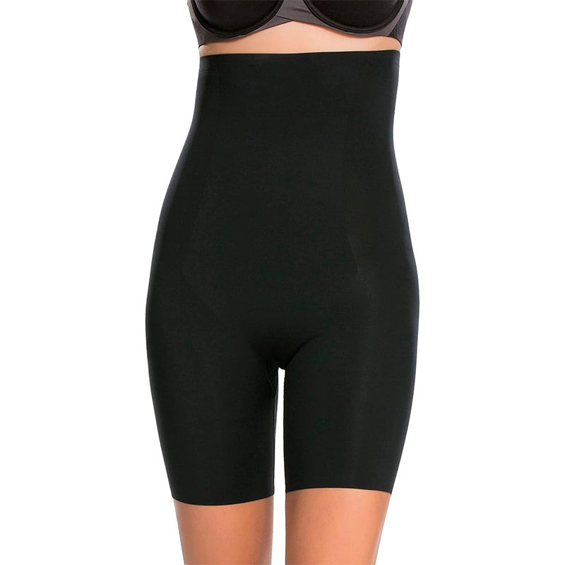 Spanx Thinstincts High-Waisted Mid-Thigh Short Very Black XS