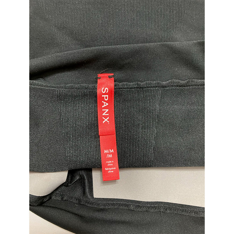 SPANX Shapewear Oncore High-Waisted Mid-Thigh Short Very Black MD