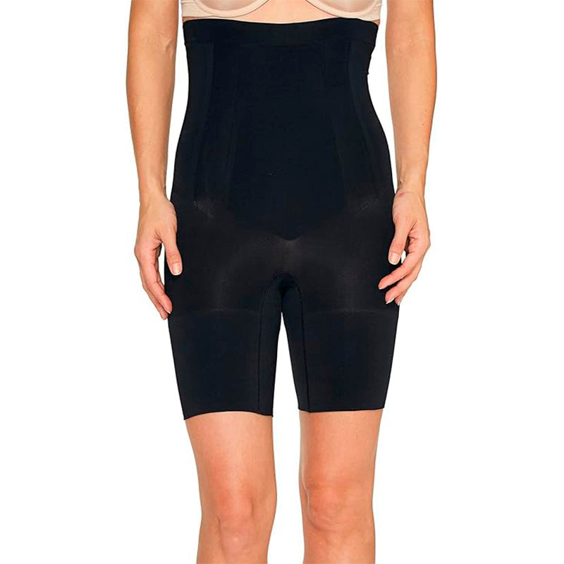 SPANX Shapewear Oncore High-Waisted Mid-Thigh Short Very Black MD