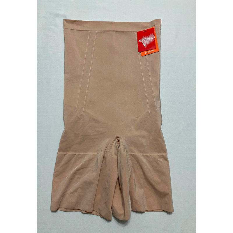 SPANX Shapewear for Women Oncore High-Waisted Mid-Thigh Short Soft Nude SM