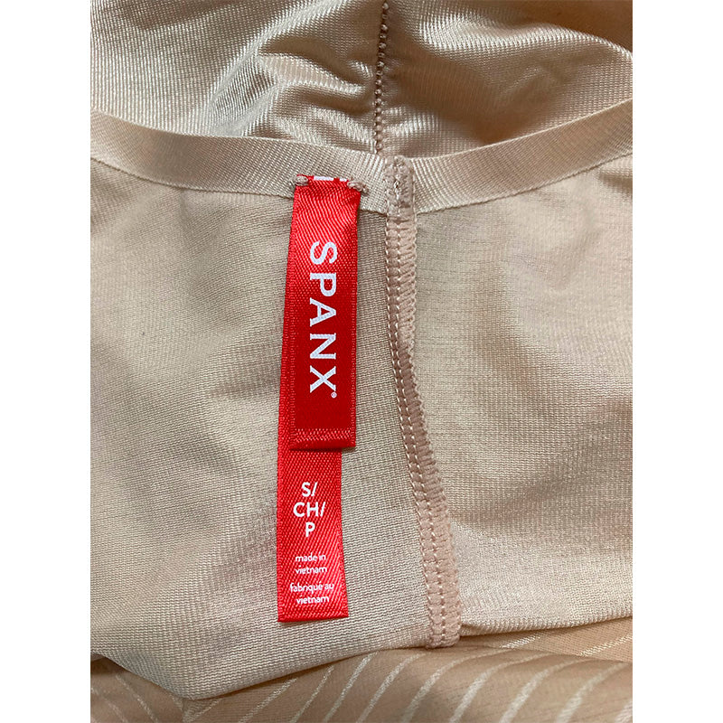 SPANX® ThinstinctsOpen-Bust Midthigh Bodysuit Nude S