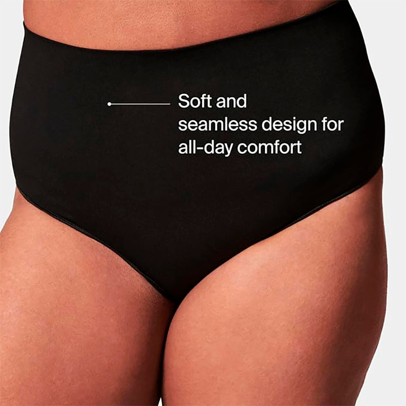 SPANX ExtraOrdinary Brief Sculpting with Compression Shapewear Very Black S