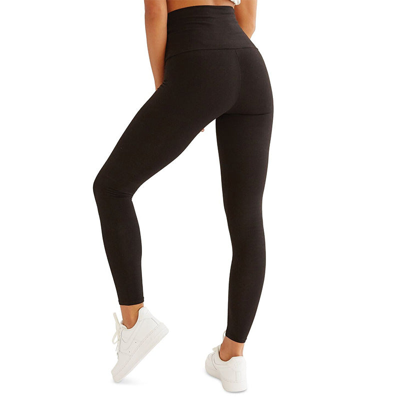 Dana Scott High-Waist Seamless Leggings Black M