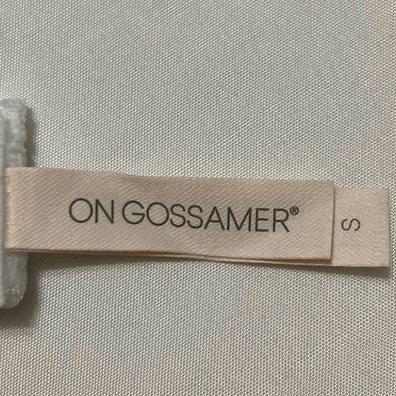 OnGossamer Women's Cabana Cotton Bralette - White S