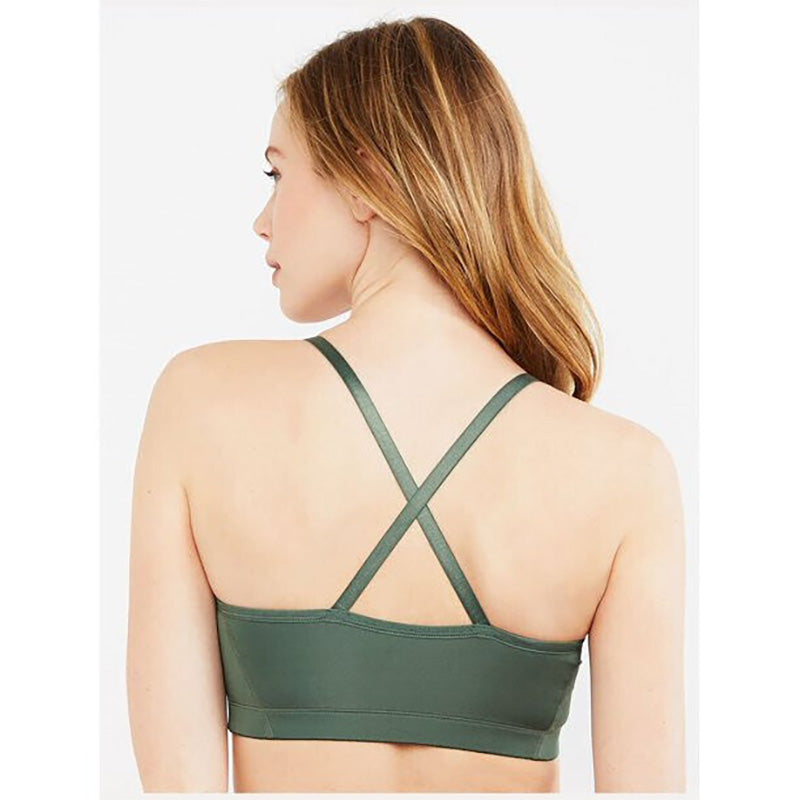 Motherhood Maternity Racerback Clip Down Nursing Green L